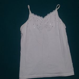 Lined girls tank